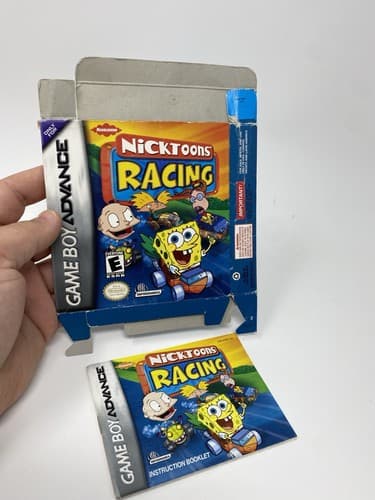 Nicktoons Racing (Nintendo Game Boy Advance GBA) Box Only No Game — photo 2