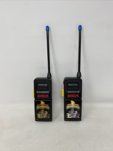 1994 Vintage Mighty Morphin Power Ranger Walkie Talkie Lot Of 2
