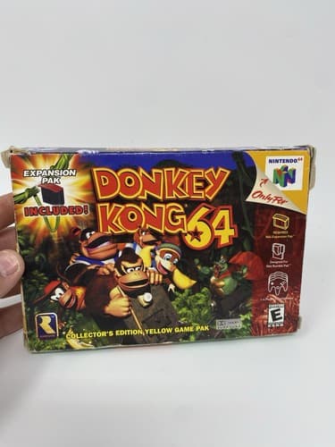 Donkey Kong 64 Complete CIB Manual No expansion pak Game Only