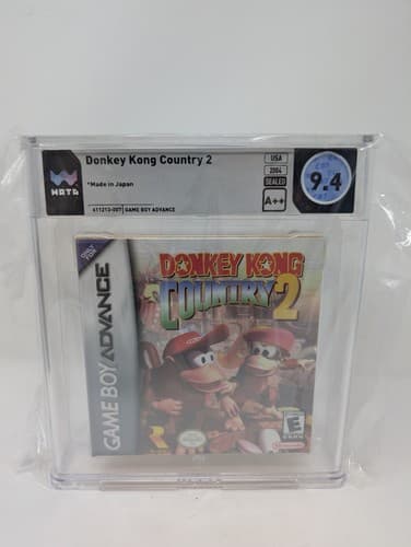 Donkey Kong Country 2 GBA WATA 9.4 A++ Graded Gameboy Advance Brand New