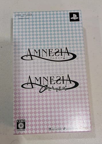 Amnesia Later Twin Pack PlayStation Portable PSP NTSC-J CIB US Seller