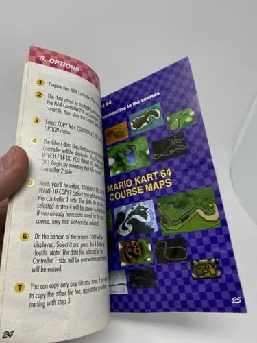 Mario Kart 64 - N64 Nintendo 64 Instruction Manual Only⭐ — photo 7