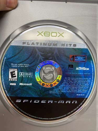 Spider-Man Microsoft Xbox Platinum Hits W/Manual CIB Authentic Tested — photo 7