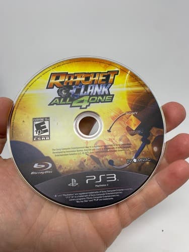 Ratchet & Clank All 4 One PlayStation 3 PS3 Disc Only Authentic Tested — photo 2
