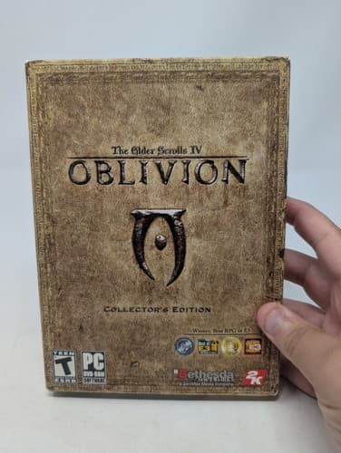 Elder Scrolls IV: Oblivion -- Collector's  Edition (PC, 2006) Map & Book