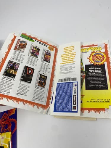 Blockbuster Video Games Of Summer Sweepstakes Insert Authentic — photo 5
