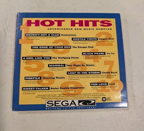 Rock Paintings & Hot Hits Music ( Sega CD, 1992 ) With Case — photo 2