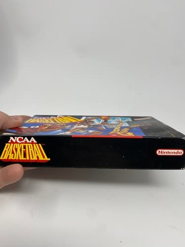 NCAA Basketball Super Nintendo SNES Complete Game, Box & Manual READ — photo 2