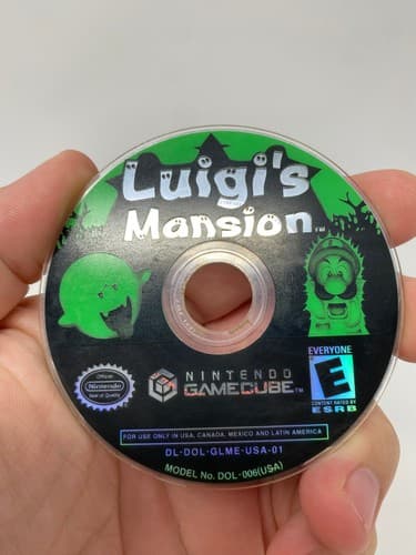 FOR PARTS Luigi's Mansion Nintendo GameCube Game - Disc Only NOT WORKING — photo 2