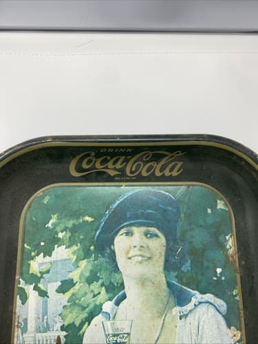 Vintage 1973 Coca-Cola Advertising Metal Serving Tray 19”x8.5” Ships Fast — photo 3