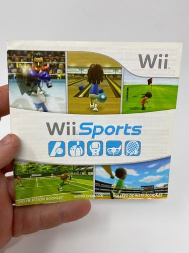 Lot of 4 Wii Sports Nintendo Wii Instruction Manuals Only