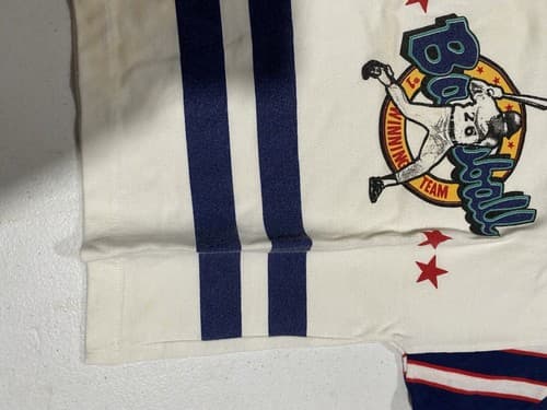Vintage 1990s Buster Brown Toddler Shirt Size 2 Baseball #1 Winning Team Fast — photo 4