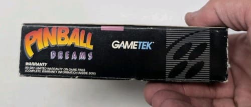 Pinball Dreams (SNES, 1994) CIB MANUAL AND INSERTS Tested — photo 3