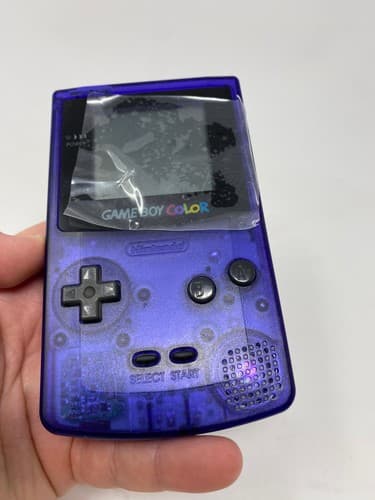 Nintendo Gameboy Color console Midnight Blue Japan GBC w/ Battery Cover JPN — photo 4