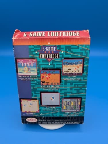Sega Genesis Menacer 6 Game Cartridge with Original Box and Cartridge — photo 2
