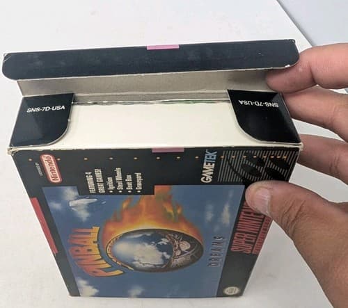 Pinball Dreams (SNES, 1994) CIB MANUAL AND INSERTS Tested — photo 6