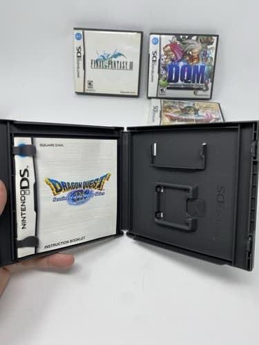 Nintendo DS Lot 5 CASES ONLY No Games Dragon Quest IX IV Final Fantasy III IV — photo 7