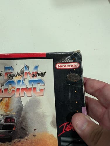RPM Radical Psycho Machine Racing (Super Nintendo | SNES) Game And Box, Damaged — photo 2