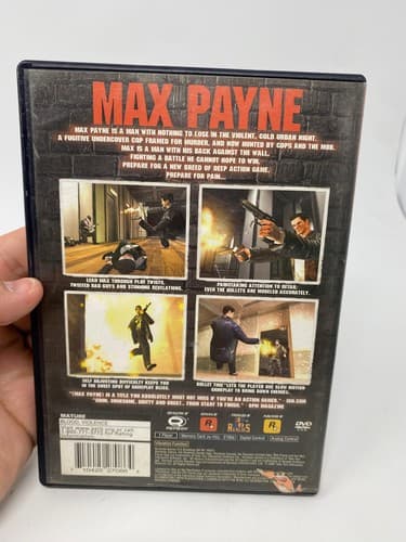 Max Payne (Sony PlayStation 2, 2001) PS2 CIB Greatest Hits Game & Case — photo 3
