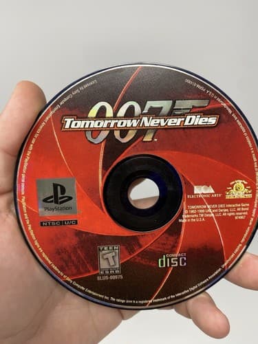 Tomorrow Never Dies (Sony PlayStation 1, 1999) Game Disc Only Tested