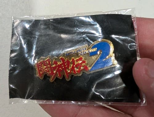 Battle Arena Toshinden 2 Metal Promotional Pin Rare — photo 3