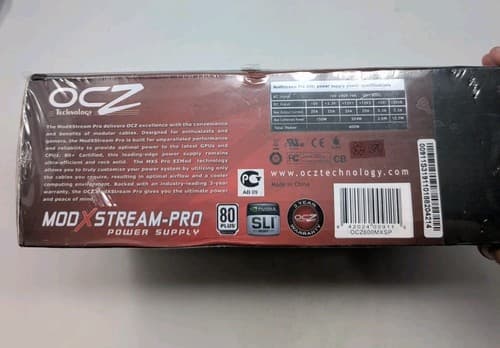 OCZ Mod X Stream-Pro 600W Power Supply Brand New Sealed — photo 8
