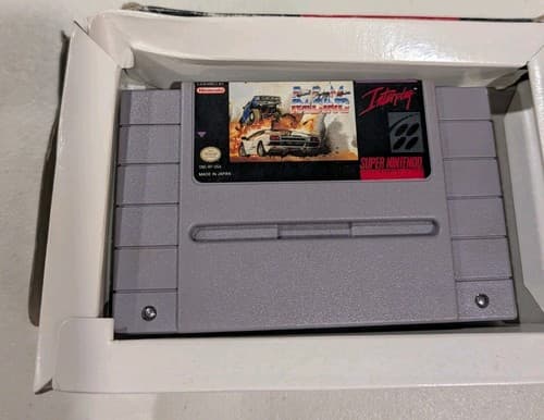 RPM Radical Psycho Machine Racing (Super Nintendo | SNES) Game And Box, Damaged — photo 8