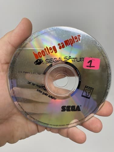 Bootleg Sampler Sega Saturn - Disc Only Tested