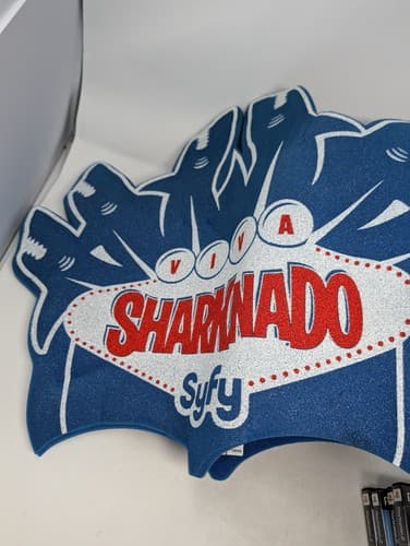 Syfy Viva Sharknado Promo Foam Hat OSFA 19" x 17" Dan Diego Comic Con — photo 2