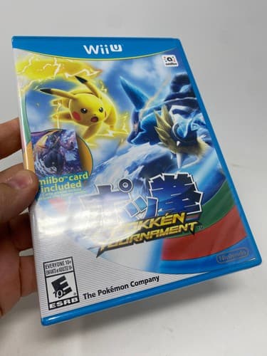 Pokken Tournament Wii U Shadow Mewtwo amiibo Card FIRST PRINT NEW FACTORY SEALED — photo 5