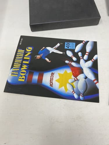 Championship Bowling Game NES Nintendo w/Rare Poster, Manual, Inserts Etc. — photo 9