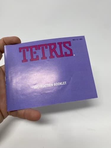 Tetris For The NES - Nintendo Instruction Manual / Booklet Only — photo 3