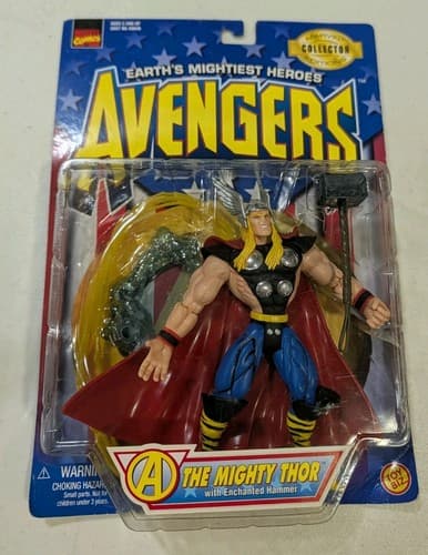 1997 Marvel Earth's Mightiest Heroes Avengers The Mighty Thor Action Figure -New