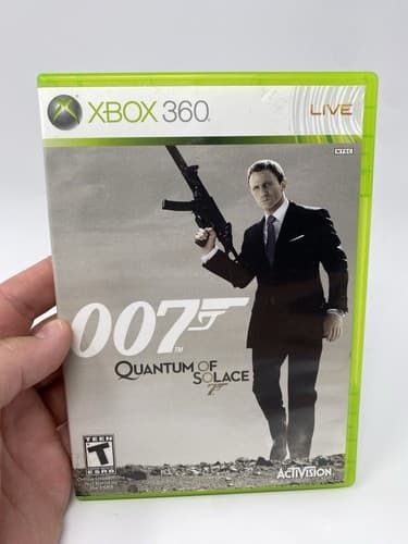 James Bond 007: Quantum of Solace (Xbox 360, 2008) Complete W/ Manual