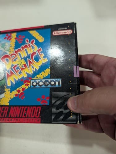 Dennis The Menace (Super Nintendo SNES) Complete in Box CIB — photo 3