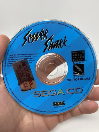 Sewer Shark (Sega CD, 1992) Disc Only Tested Authentic