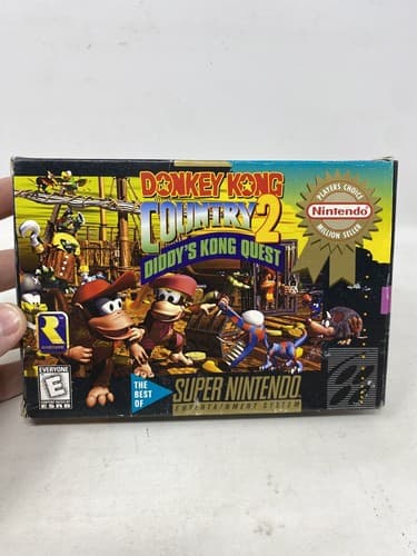 Donkey Kong Country 2: Diddy's Kong Quest (Super Nintendo, 1995)  Players Choice