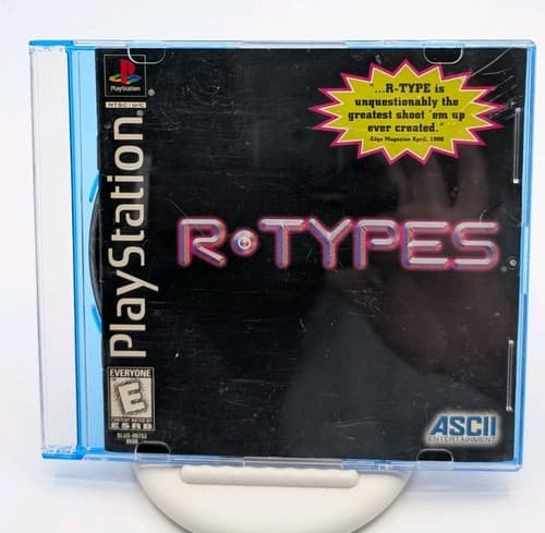 R-Types - PS1 Playstation - Game, Manual, Reg Card - No Back Art - Tested