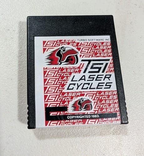 TSI Laser Cycles Commodore 64, Turbo Software, Creative Equipment Cart Only 1983