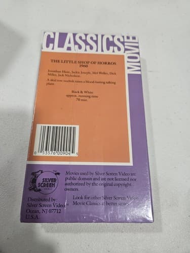 The Little Shop of Horrors VHS Brand New Sealed - Movie Classics, Misprint — photo 2