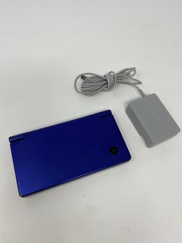 Nintendo DSi Console Bundle Blue Metallic Model TWL-001 Charger Tested