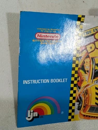 The Incredible Crash Dummies NES Manual Only Authentic — photo 2