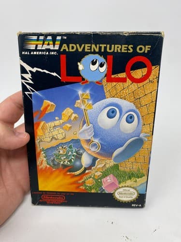 Adventures of Lolo (Nintendo Entertainment System, 1989) CIB w/ Poster Inserts