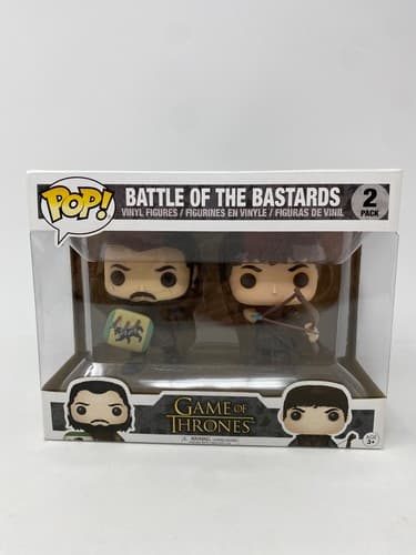 Funko Pop Game of Thrones Battle of the Bastards 2-Pack Jon Snow Ramsay Vaulted