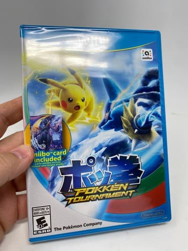 Pokken Tournament Wii U Shadow Mewtwo amiibo Card FIRST PRINT NEW FACTORY SEALED — photo 2