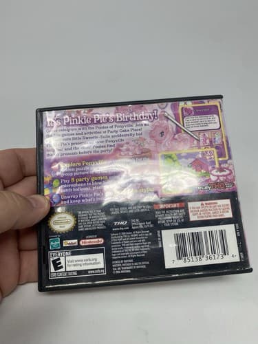 My Little Pony Pinkie Pie's Party Nintendo DS Complete CIB Game Case Manual THQ — photo 6