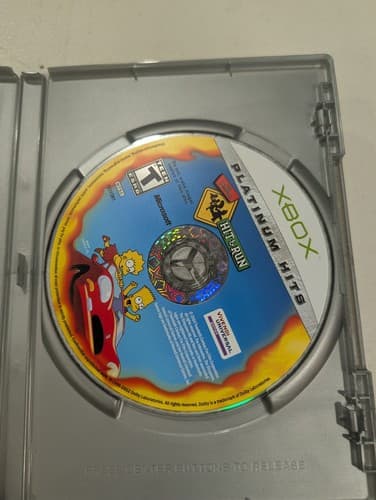 Simpsons Hit & Run - Microsoft Xbox | Platinum Hits | CIB | Tested | Resurfaced — photo 4