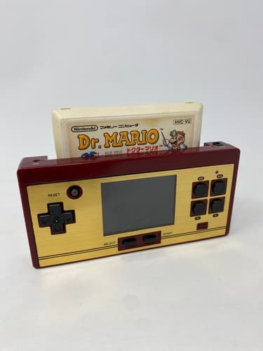 Columbus Circle FC Pocket Famicom Handheld Console CC-FCPK-FC + Dr Mario Japan