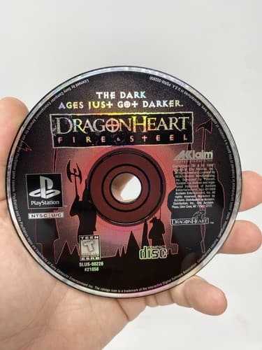 Dragonheart: Fire & Steel (Sony PlayStation 1, 1996) Disc Only Tested