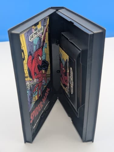 Spider-Man (Sega Genesis, 1991) COMPLETE w/ Box manual game WORKS! #Y — photo 3